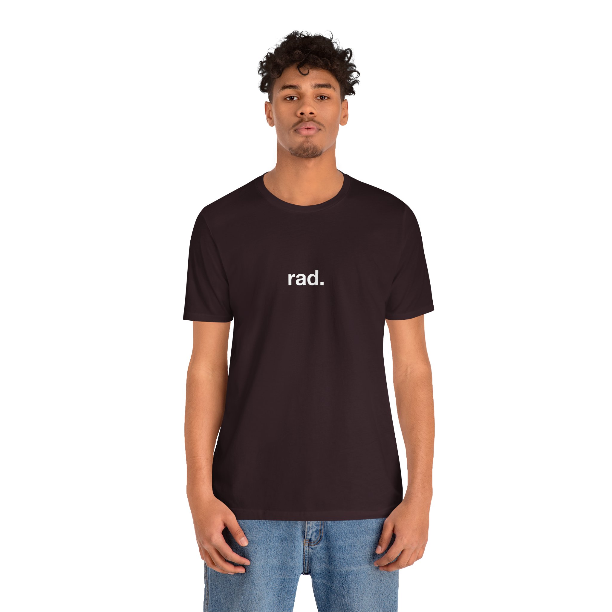 Rad. Minimalist Graphic Tee — Casual Unisex Short Sleeve Shirt - Image 8
