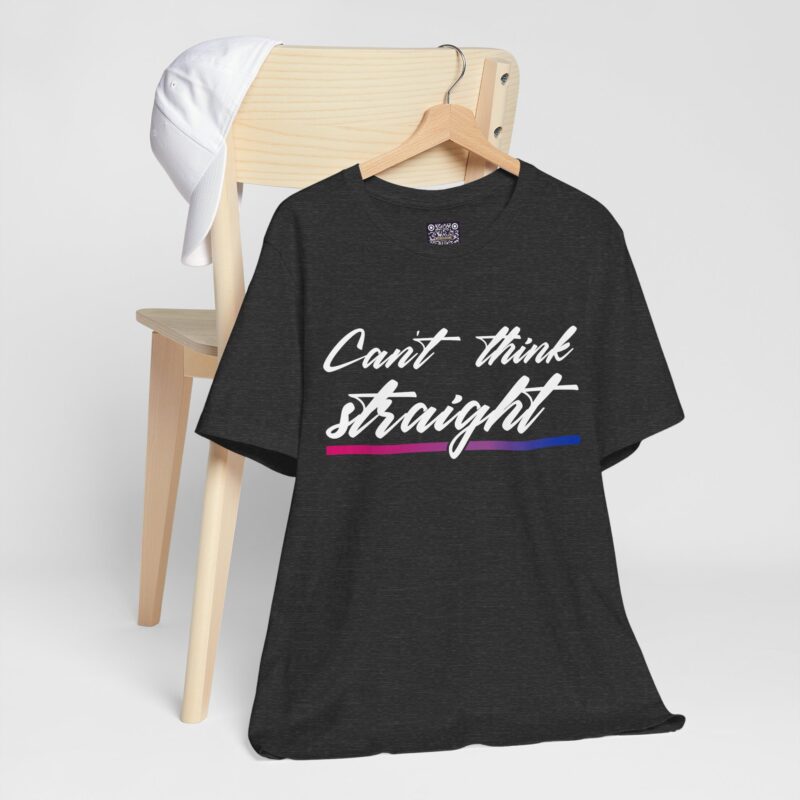 Can't Think Straight Tee — Bisexual Pride Graphic T-Shirt