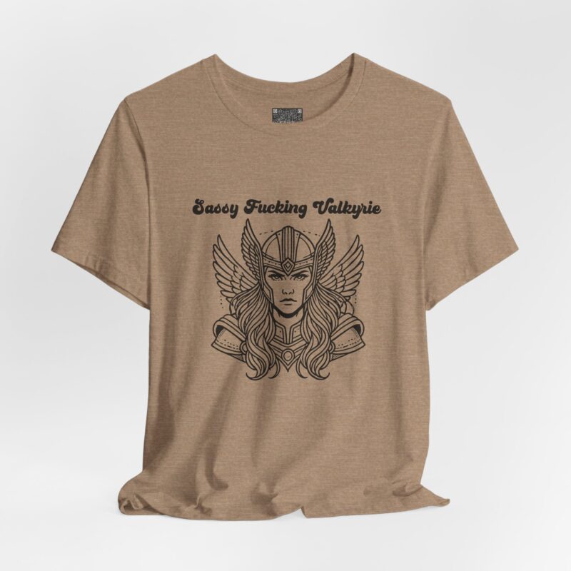 Sassy Valkyrie Tee - 'Sassy Fucking Valkyrie' Graphic Shirt