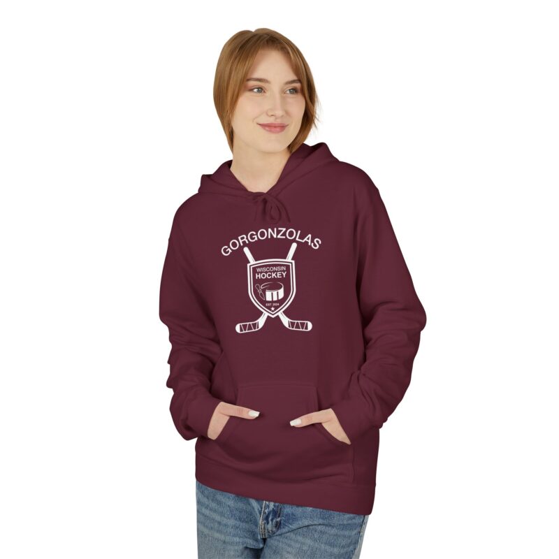 Hockey Crest Hoodie - Gorgonzolas Team Logo Pullover