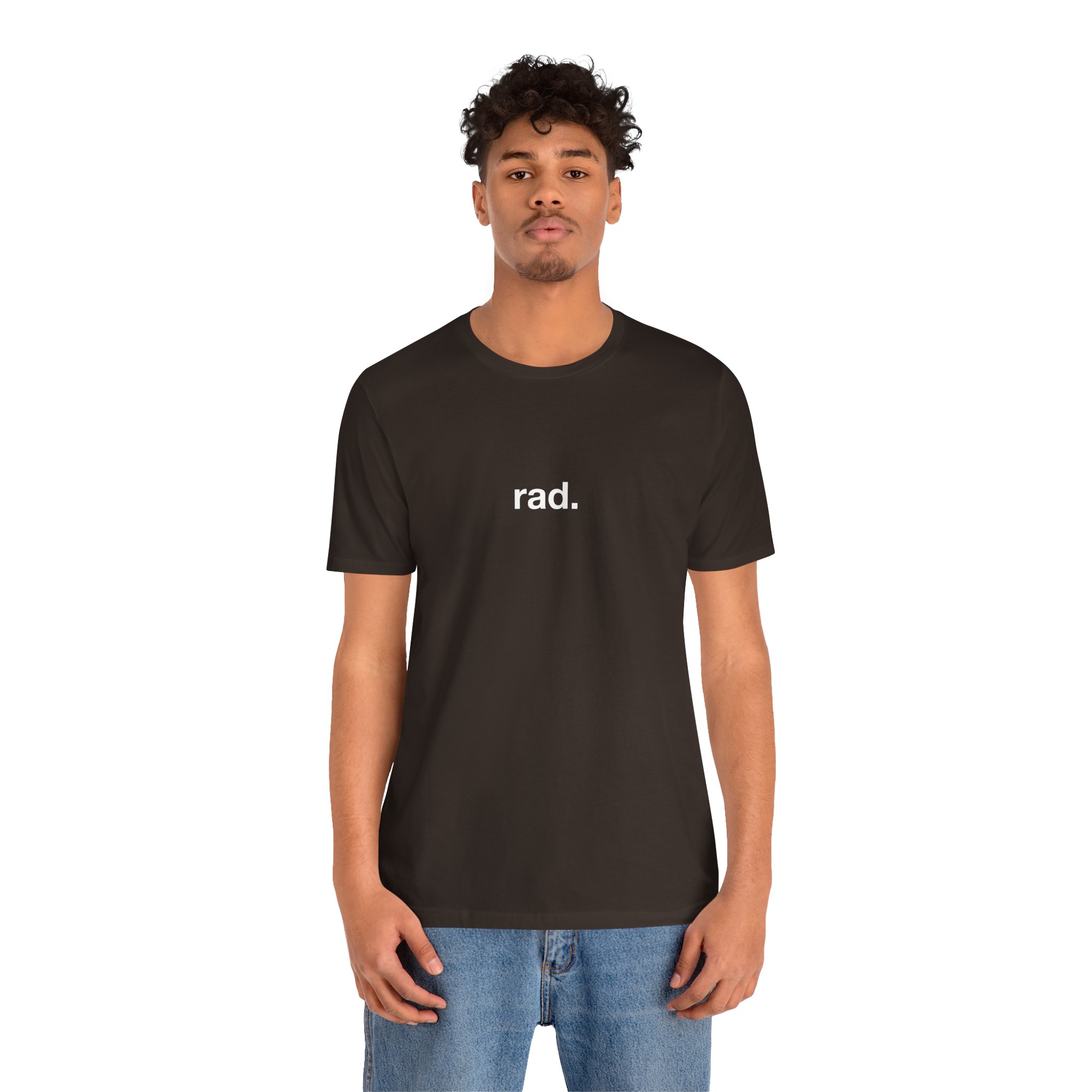 Rad. Minimalist Graphic Tee — Casual Unisex Short Sleeve Shirt - Image 2