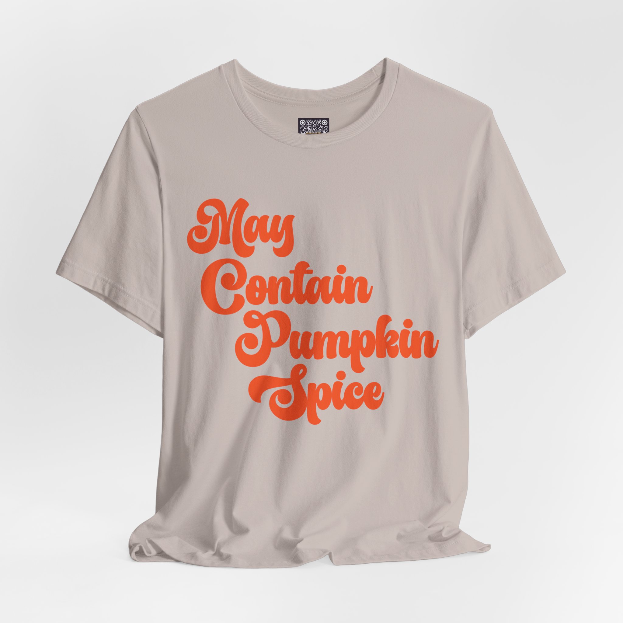 May Contain Pumpkin Spice Tee — Retro Fall Graphic T-Shirt - Image 6
