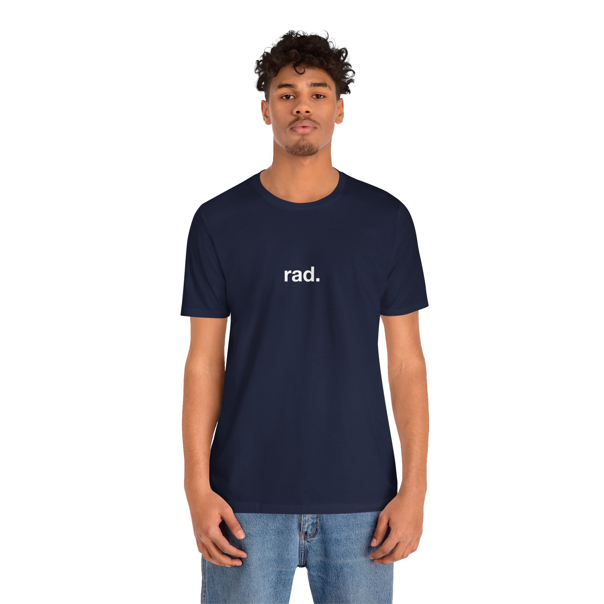 Rad. Minimalist Graphic Tee — Casual Unisex Short Sleeve Shirt - Image 7