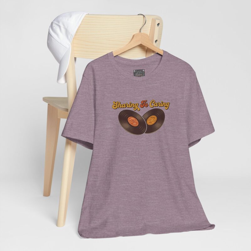 Sharing Is Caring Vinyl Record Swap Tee – Retro Swinger Lifestyle Shirt