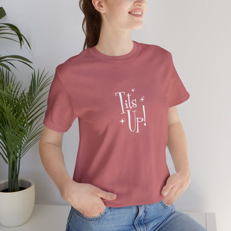 Tits Up Tee — Vintage Comedy Quote Shirt