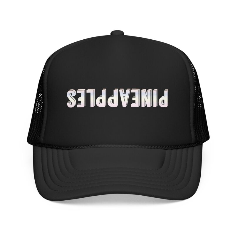 Upside Down Pineapple Trucker Hat — Coded Lifestyle Symbol Snapback Cap