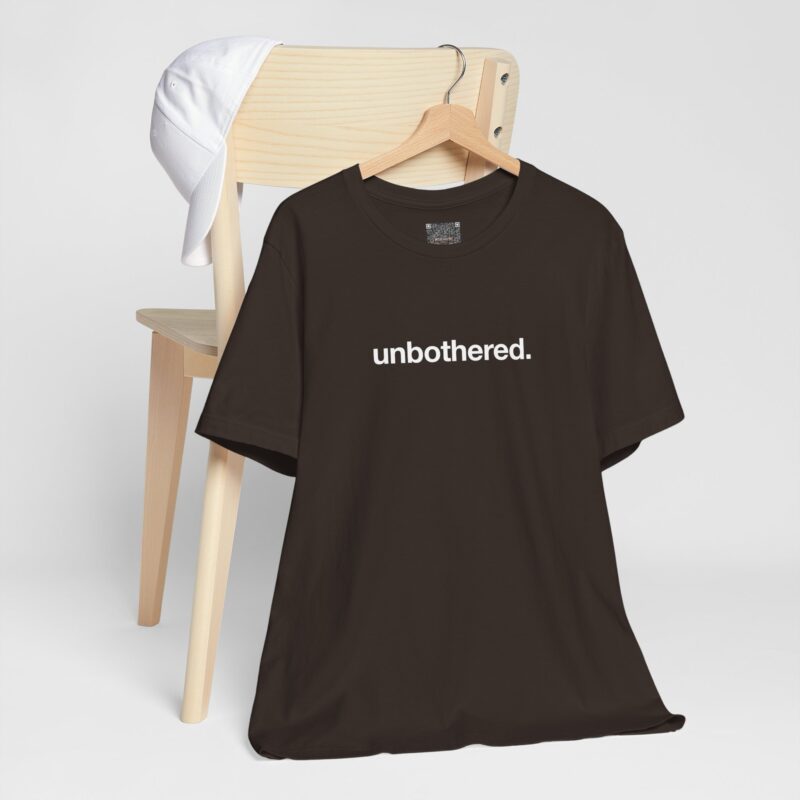 Unbothered: Deadpan GenX Statement Tee