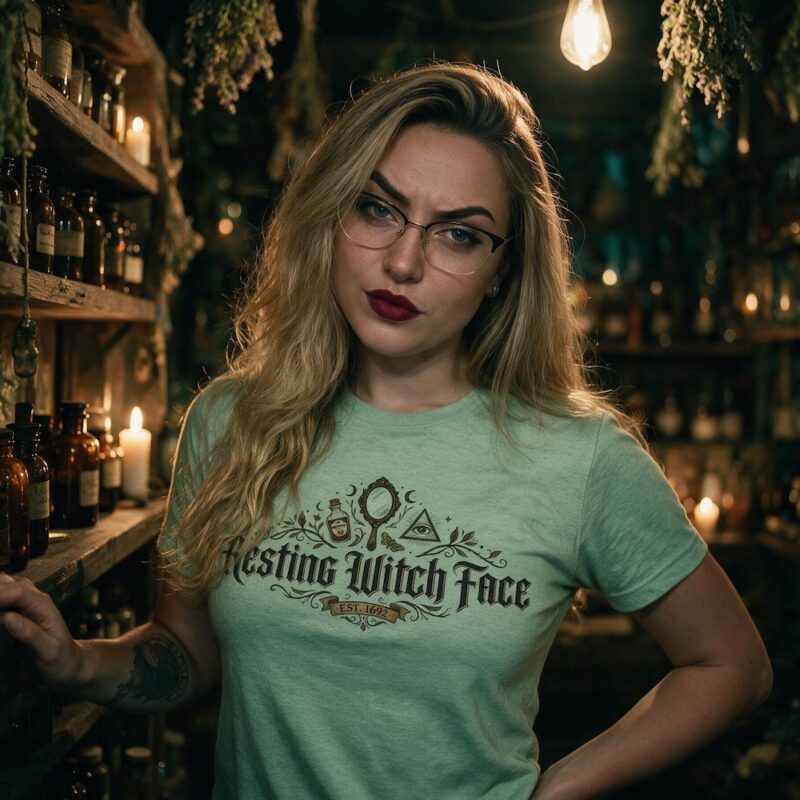 Resting Witch Face — Gothic Witchy T-Shirt
