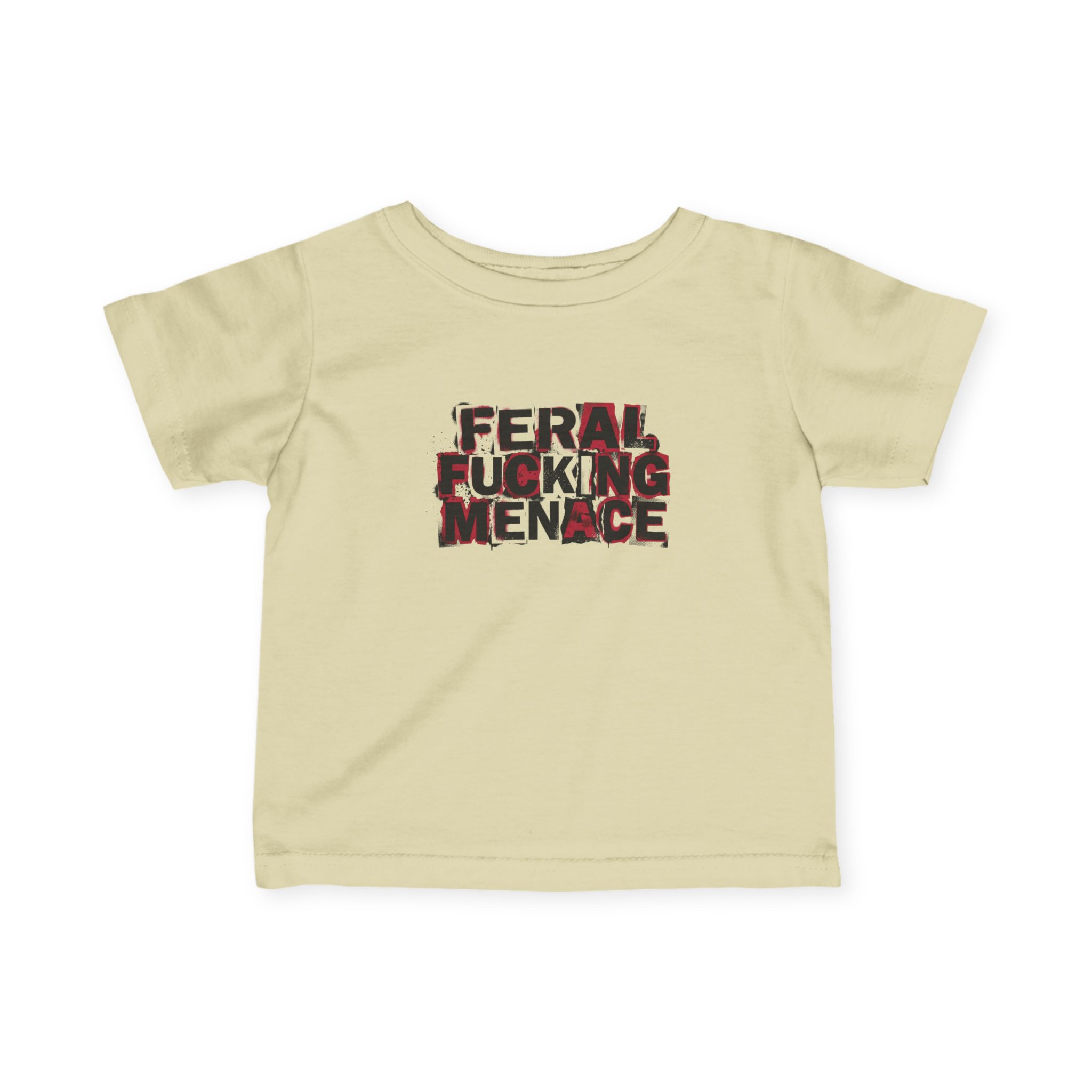 Feral F*cking Menace Toddler Tee | Funny Punk Grunge Kids Shirt for Chaotic Tiny Humans - Image 5