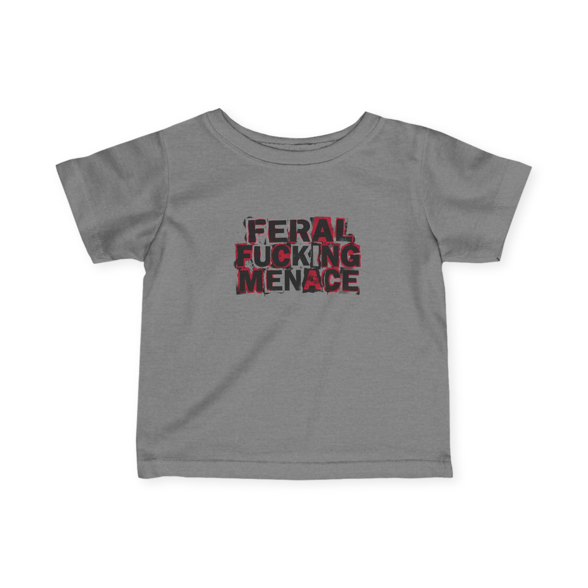 Feral F*cking Menace Toddler Tee | Funny Punk Grunge Kids Shirt for Chaotic Tiny Humans - Image 7