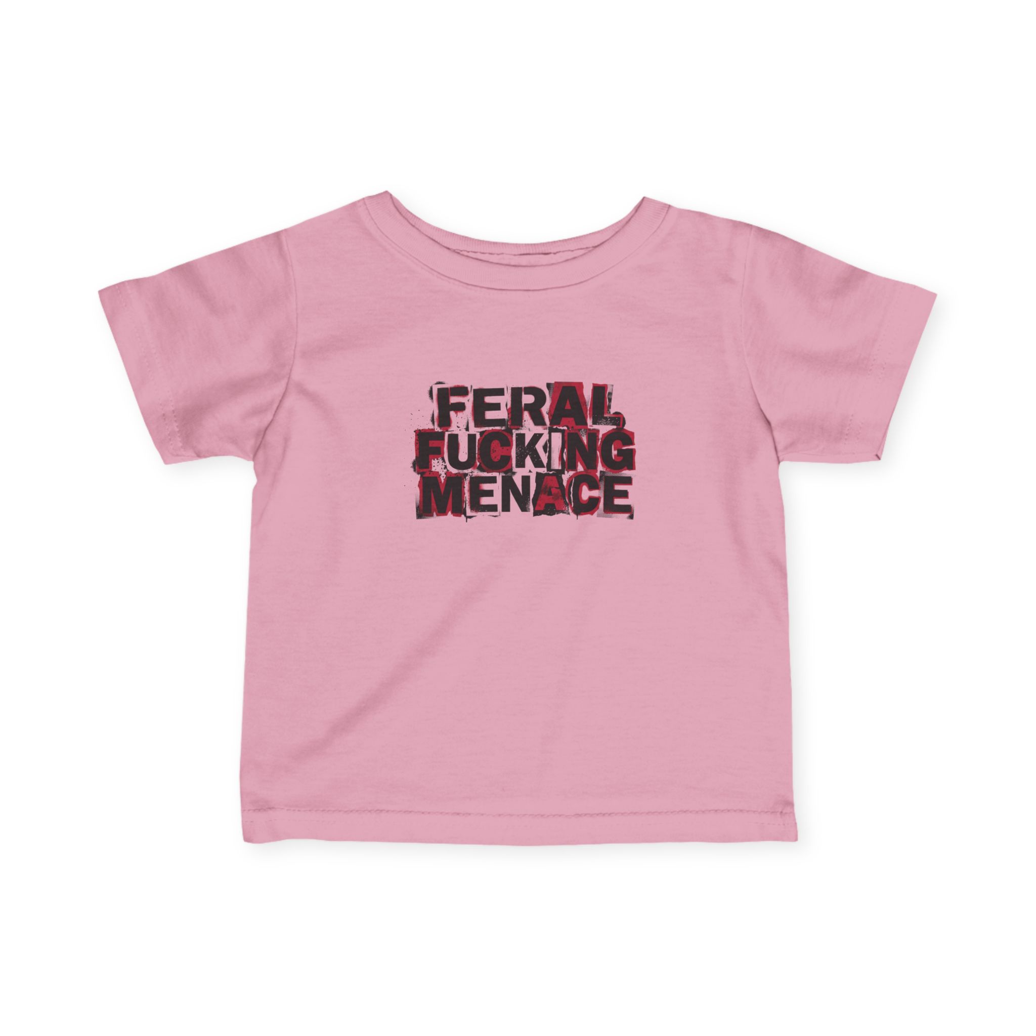 Feral F*cking Menace Toddler Tee | Funny Punk Grunge Kids Shirt for Chaotic Tiny Humans - Image 9
